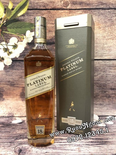 Rượu Johnnie Walker Platinum Label 18YO